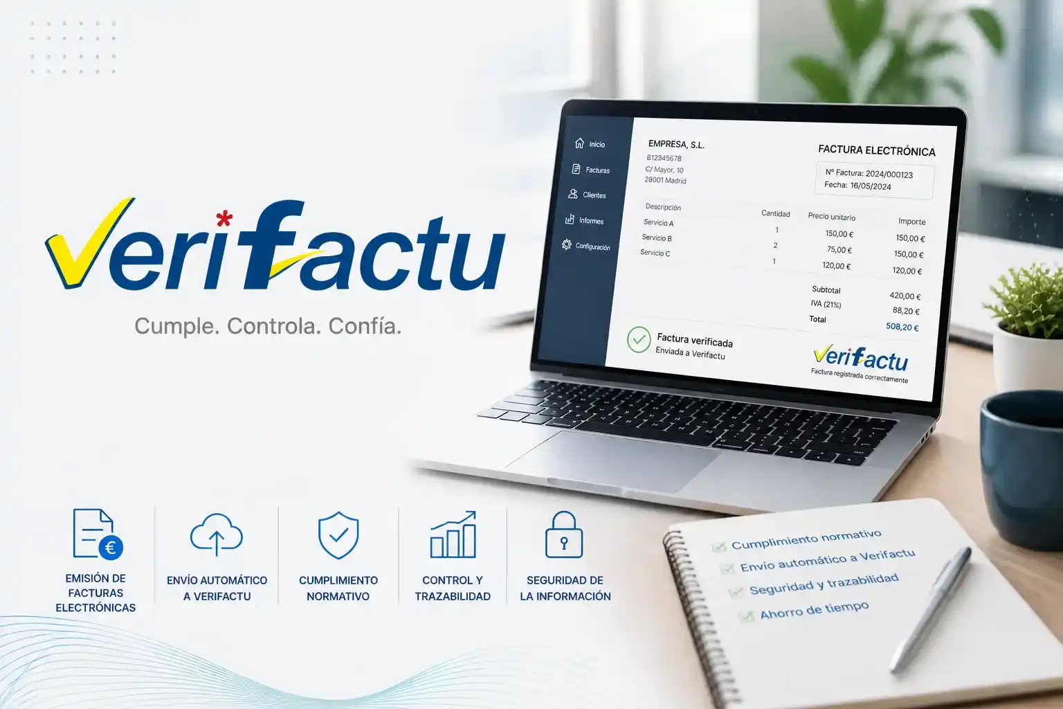 Factura electrónica y Verifactu